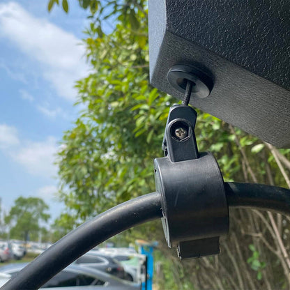 Rétracteur de cable de recharge voiture électrique