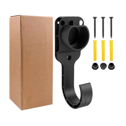 Support mural de cable type 2 pour voiture electrique, crochet en J pour rangement de cable