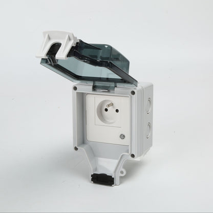 ev charging socket ip66 lid open